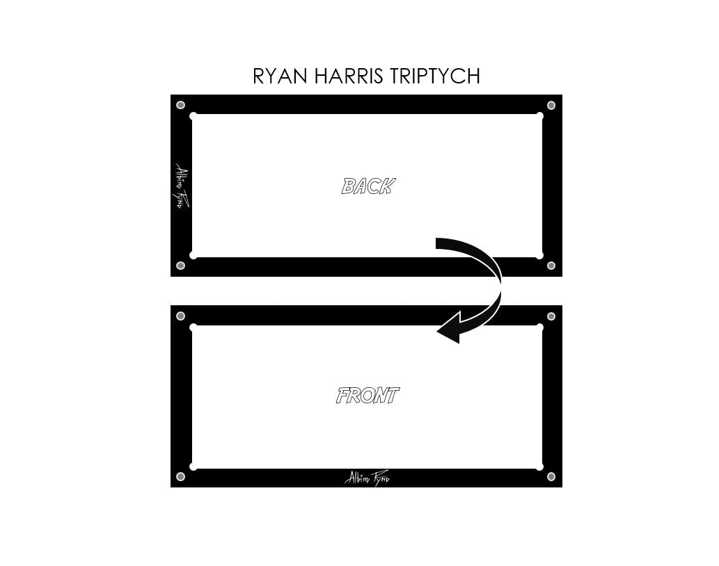 Ryan Harris - Artist Signature Serie - Triptych Sketch Card Holder - Acrydis