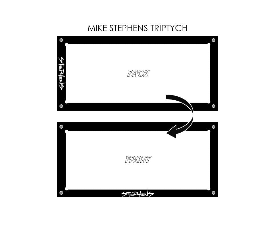 Mike Stephens - Artist Signature Serie - Triptych Sketch Card Holder - Acrydis