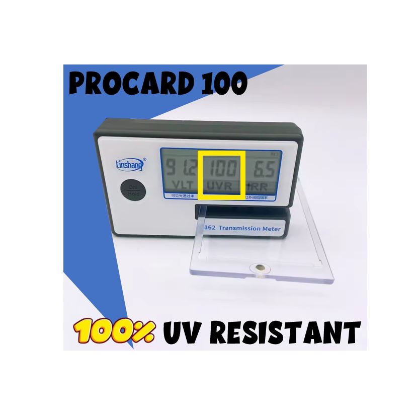 ProCard 100  - The 100% UV RESISTANT One Touch (35pt) - Acrydis